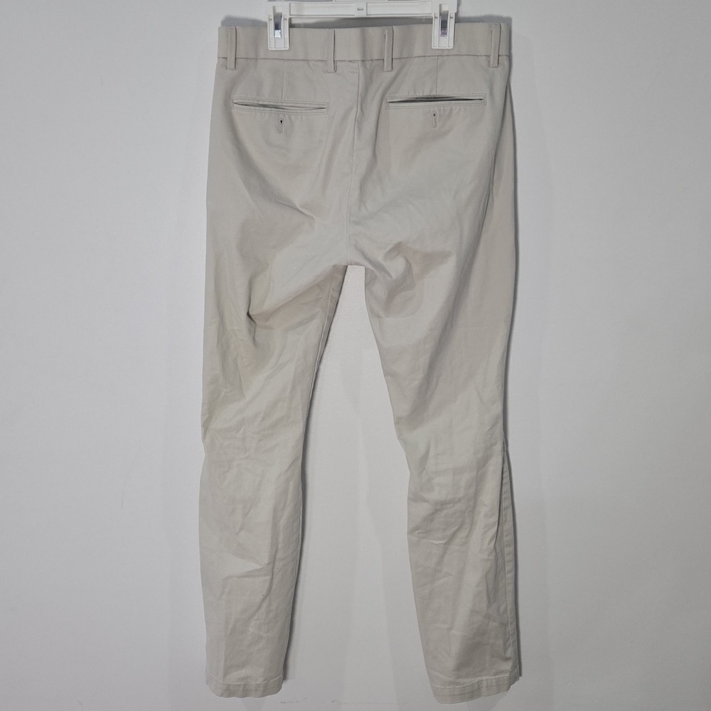 Men's Sz 30/30 Slim Chino Pants Light Beige - Picture 7 of 7